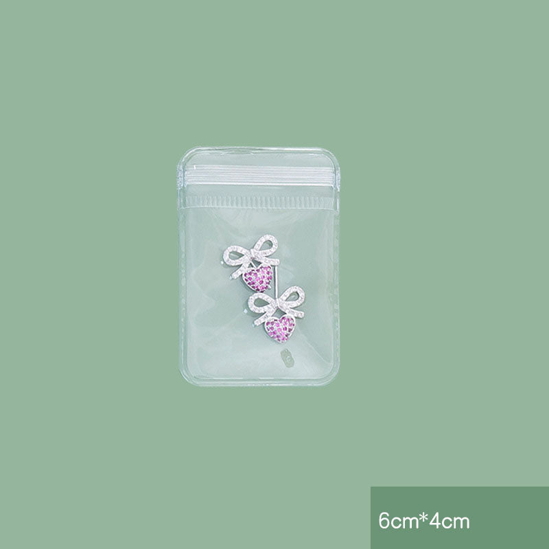 Anti-Oxidation  Earrings Necklace Transparent Jewelry Box