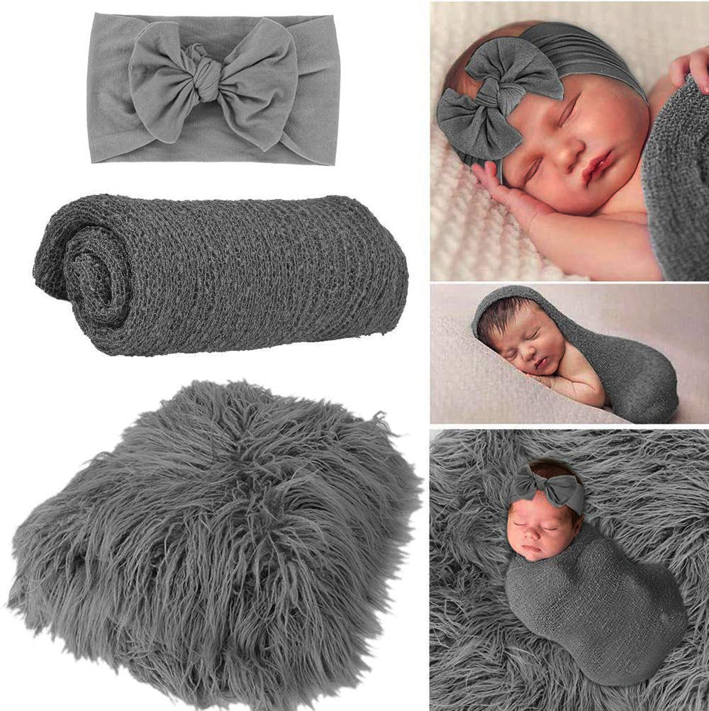 3pcs Baby Photography Props Headband Set