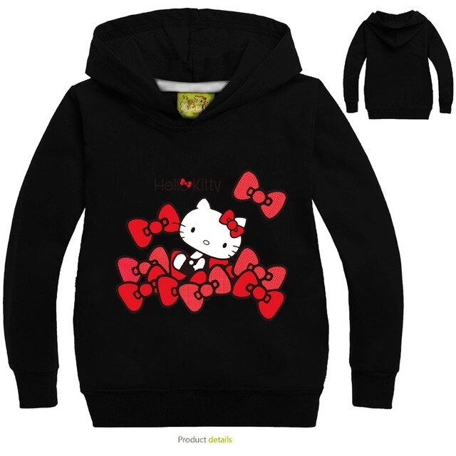 Classic Cartoon Hello Kitty  Hoodies Long Sleeve