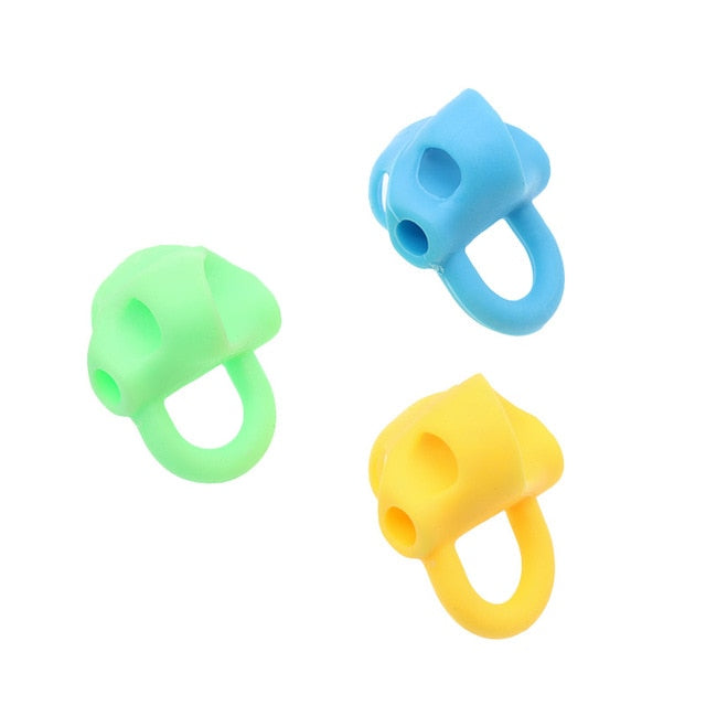 Two-Finger Pen Holder Silicone Baby Learning Writing Tool