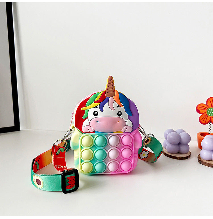 Animal Pioneer Silicone Bubble Crossbody  Bag