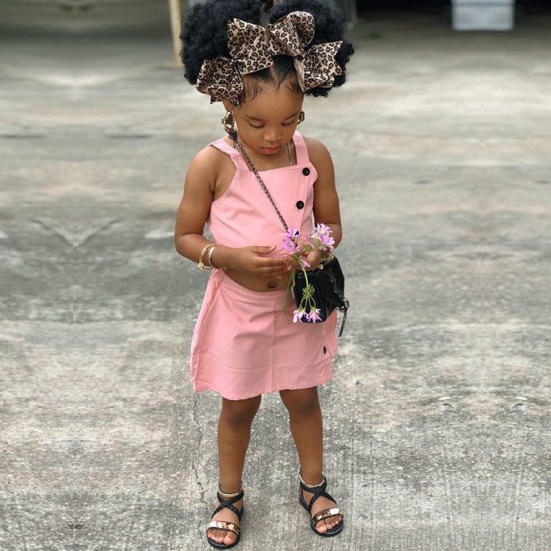 Pop Suspender Two-Piece Set