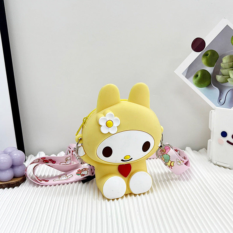 Cartoon Rabbit One-Shoulder Coin Purse