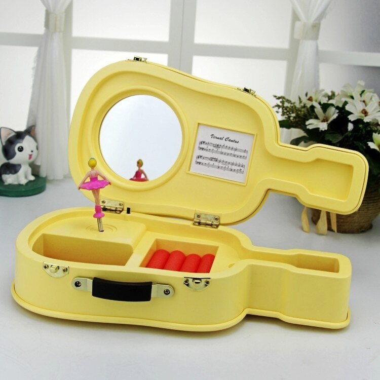 Violin girl dancing ballet music box