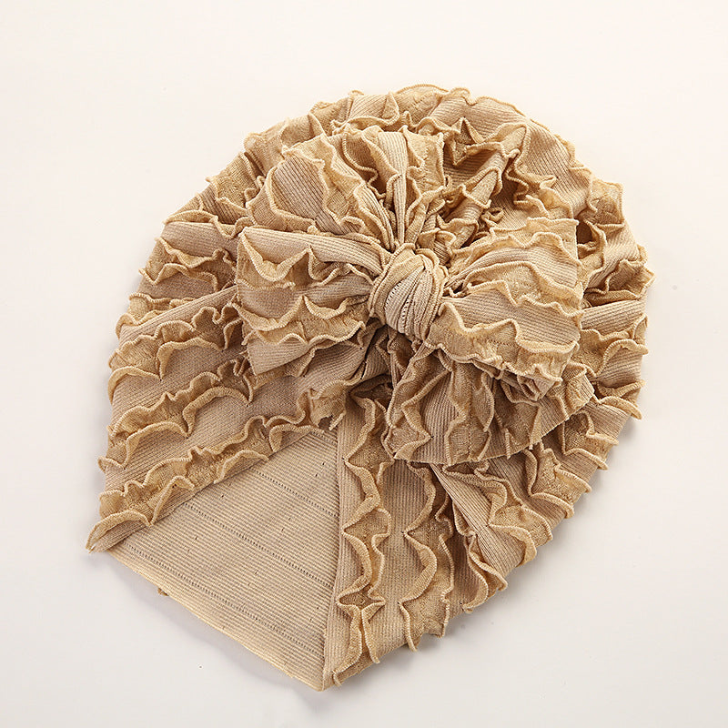 Louver  High Elastic Brimless Bow Head Cap