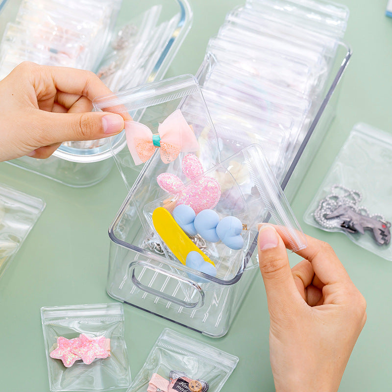 Anti-Oxidation  Earrings Necklace Transparent Jewelry Box