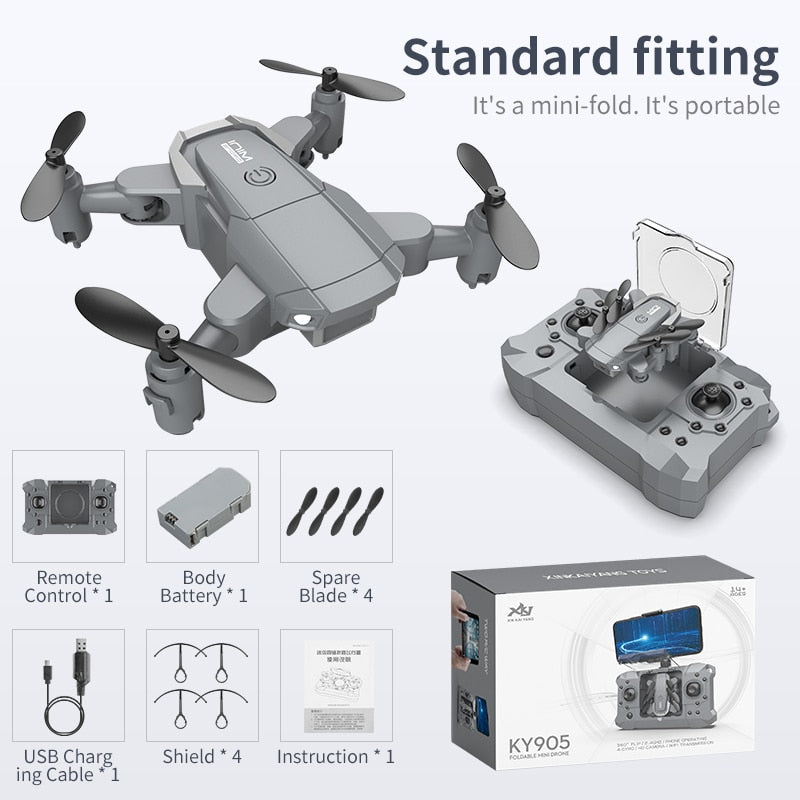 FPV Foldable Dron Quadcopter One-Key Return 360 Rolling