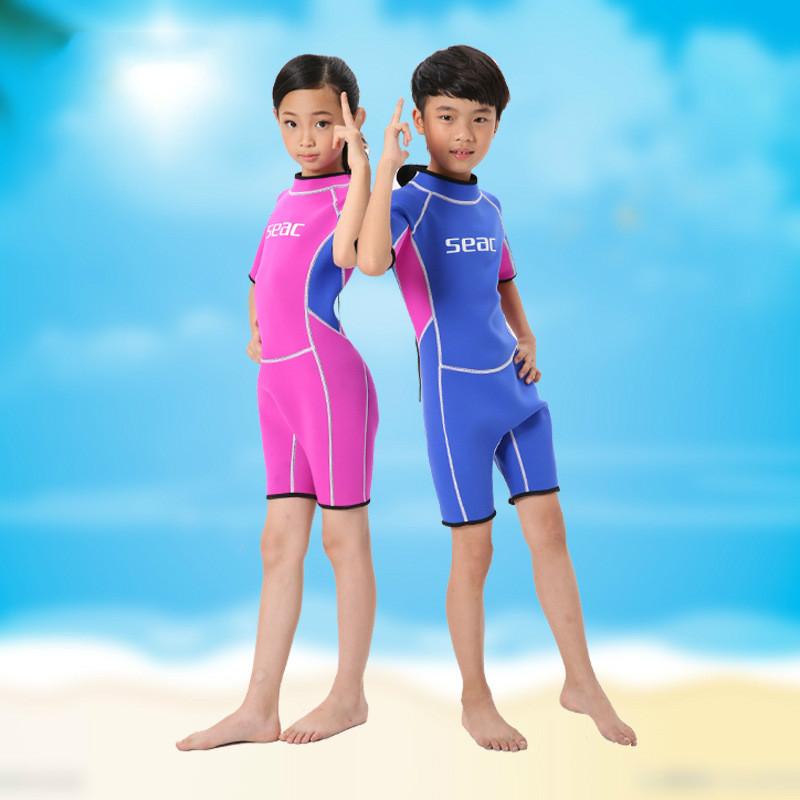 Short Sleeves Neoprene Wetsuits Beach Wear