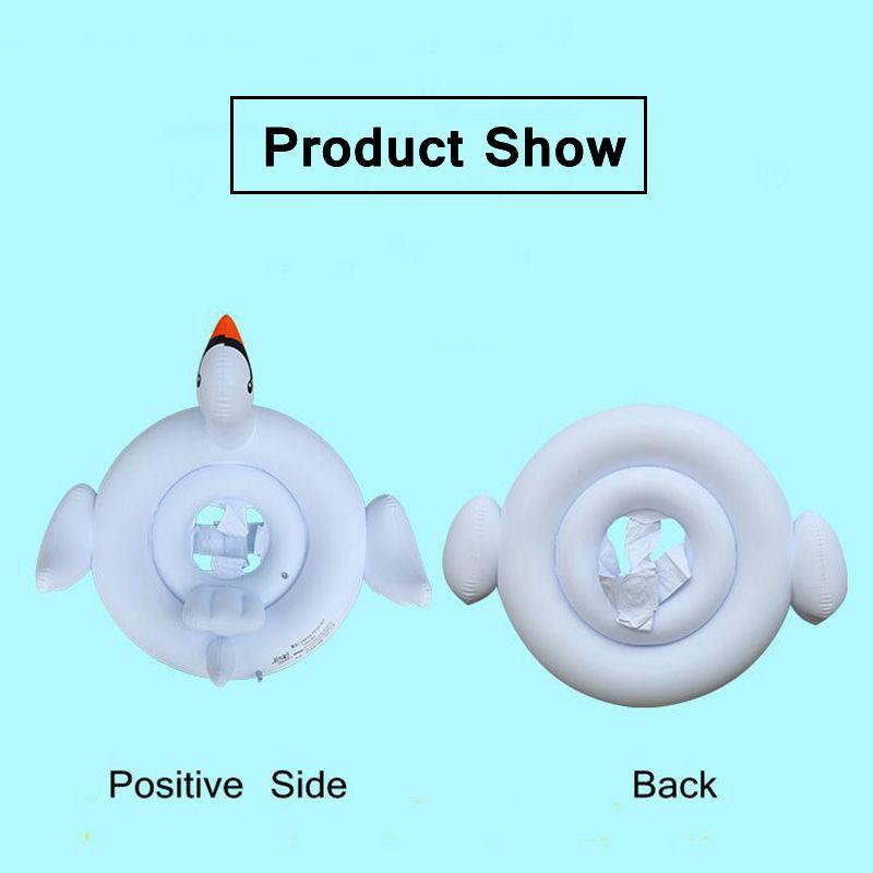 Baby Swimming Ring Dount Seat Inflatable Flamingo Swan Pool