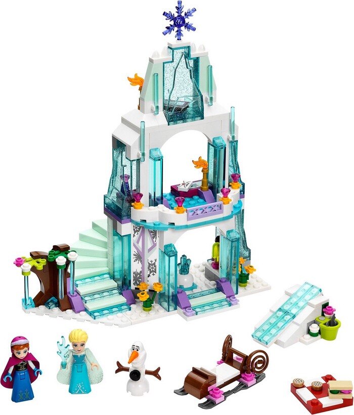 Frozen Snow World Ice Castle  Building Blocks