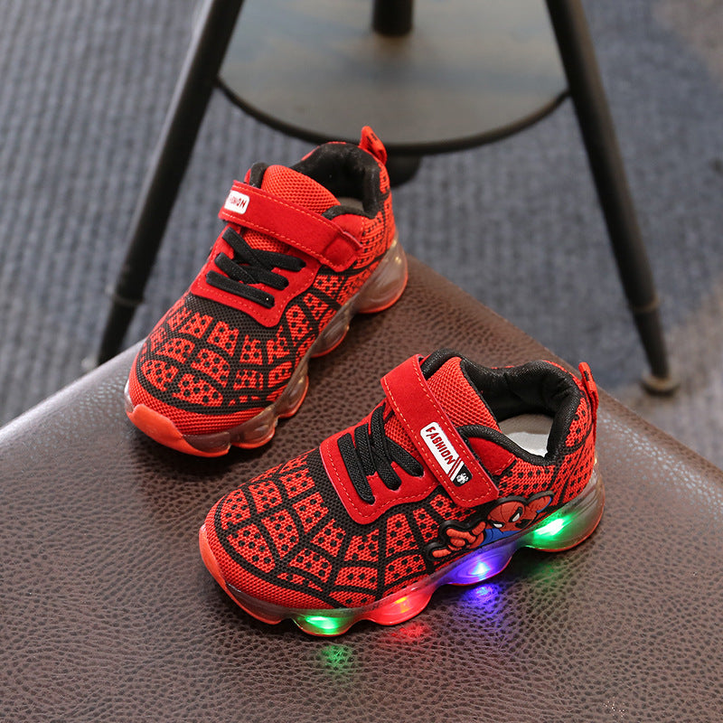 Lil Cutiez Spiderman Luminous Sneakers