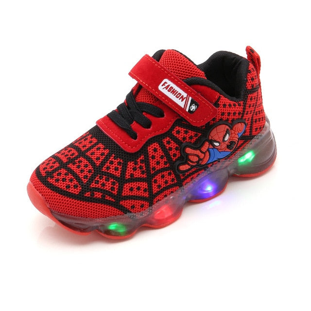 Lil Cutiez Spiderman Luminous Sneakers