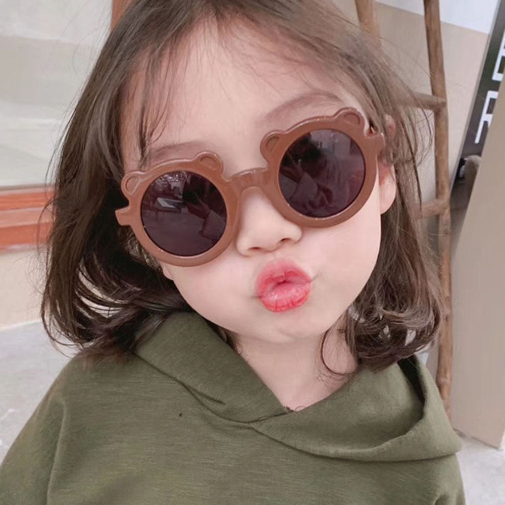 Cartoon Bear Shape Children Sunglasses
