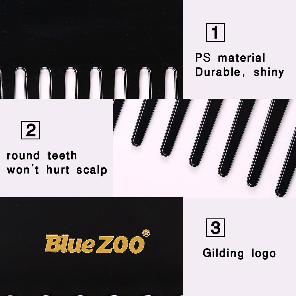 Single Side Short 2 Colors BlueZOO  Big Tooth Comb