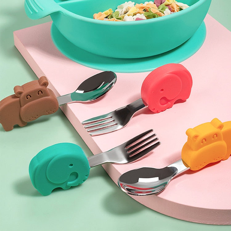Cartoon Baby Gadgets Tableware Set