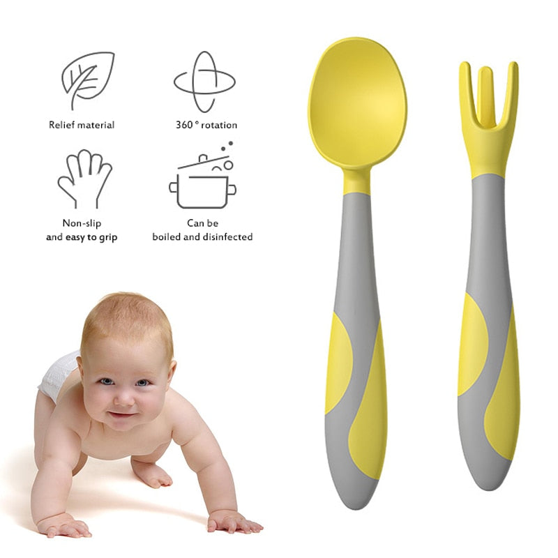 Bendable Baby Utensils Set