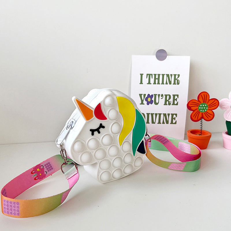 Unicorn Bubble  Rodent Silicone Bag