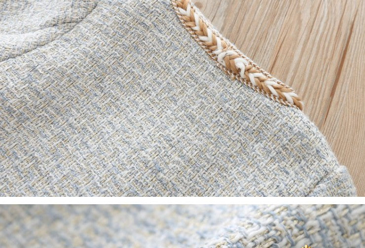 Chic Elegant  Fragrance Vest Dress + Jacket dress suit set