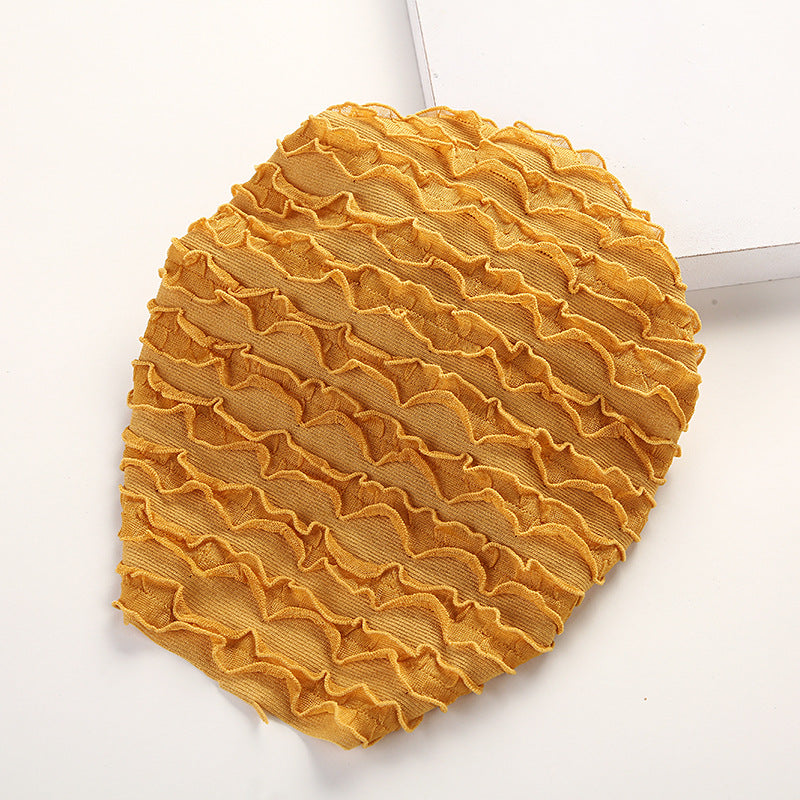 Louver  High Elastic Brimless Bow Head Cap