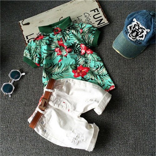 Baby Boys  T-Shirts+Shorts Pants