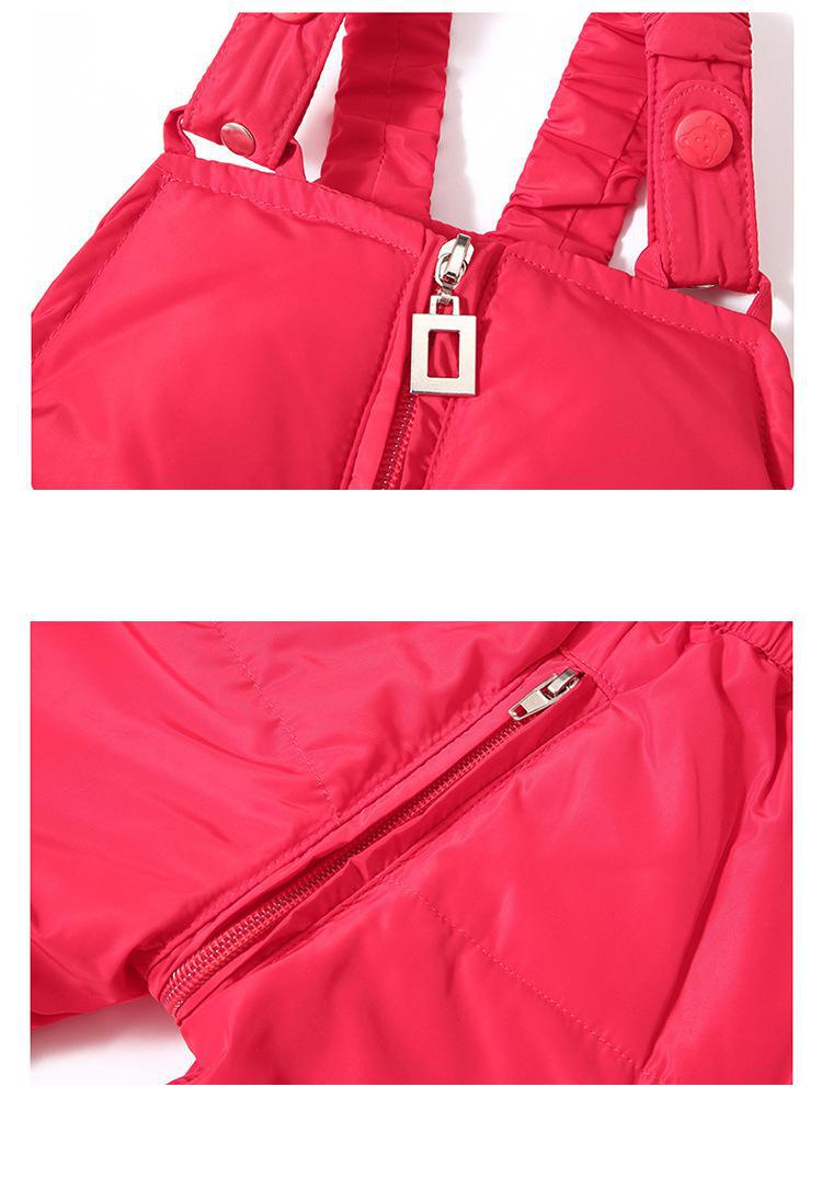 Fur Hooded 4  Zipper  2pcs Set