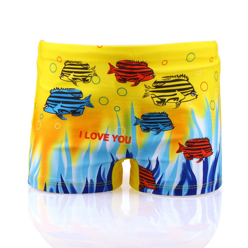 Baby Boy Swimming Trunks dinosaur fish Print Cartoon Bathing Suit
