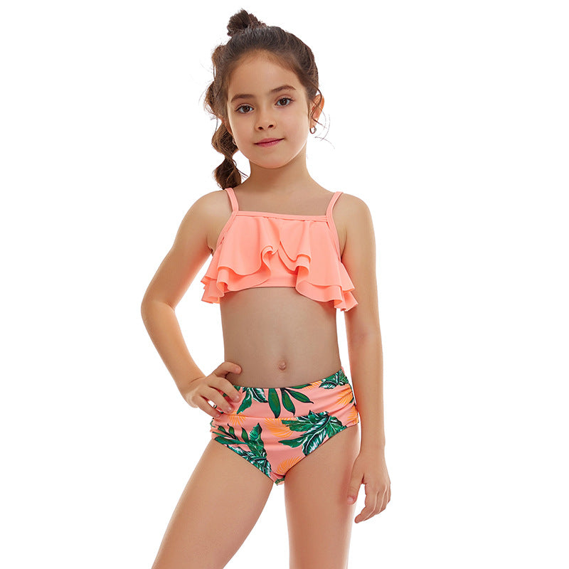 Double Ruffle  Swimsuit