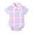 Baby Boy  Plaid Shirt Siamese Set