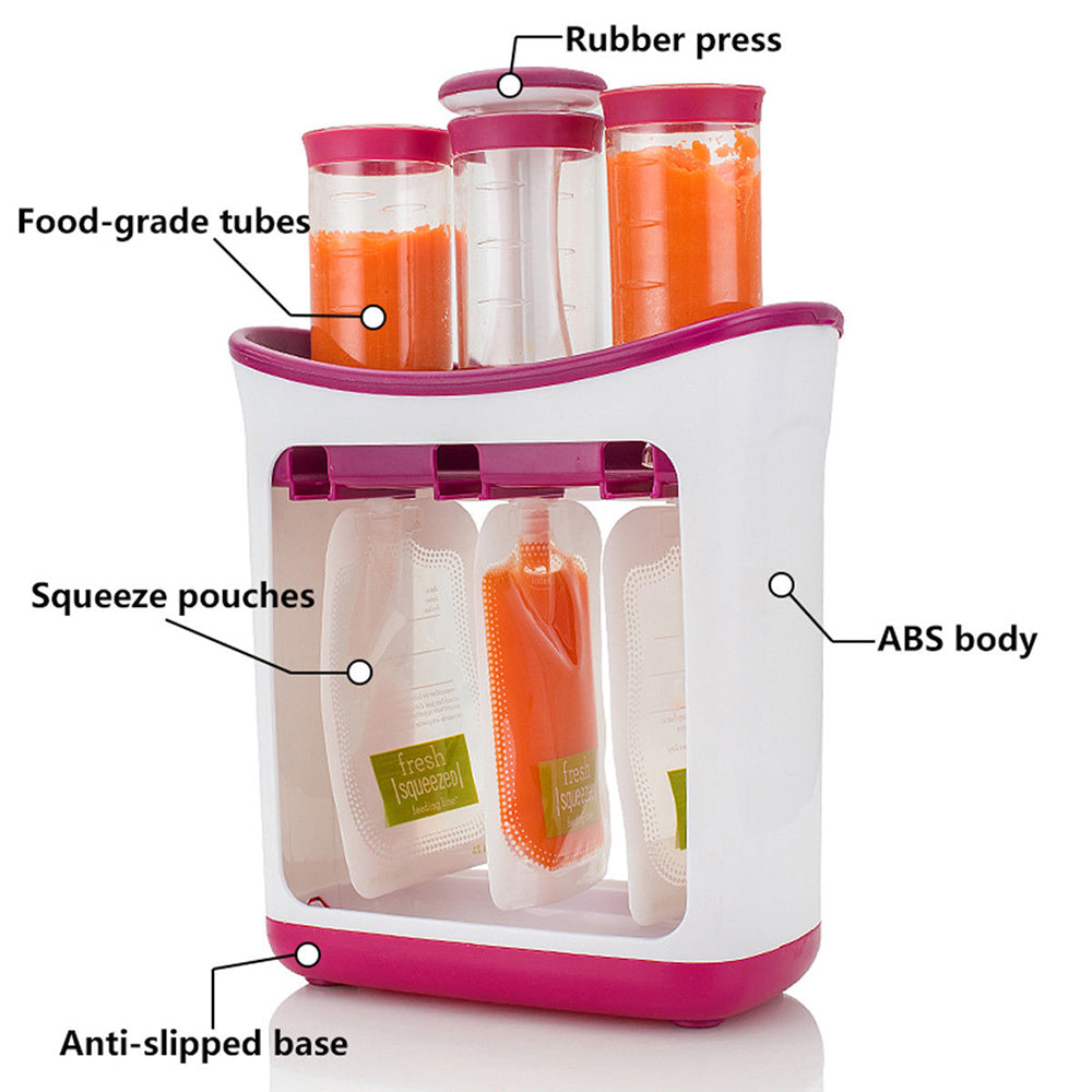 Squeeze  Baby Food Organization Storage Containers
