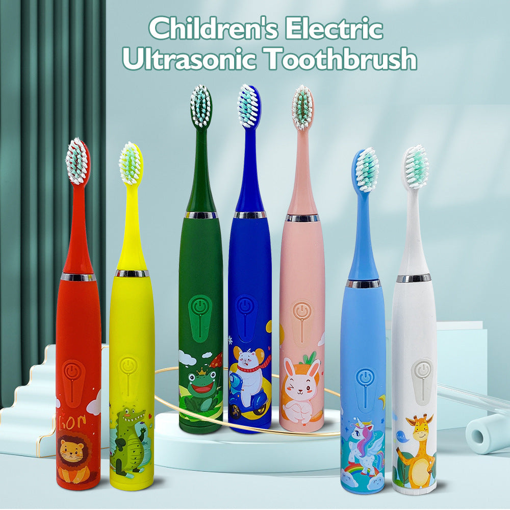 3-Speed Sonic Children's Electric Toothbrush Soft Bristle