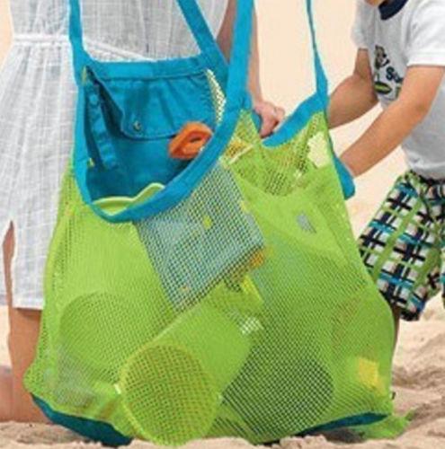 Foldable Portable Beach  Mesh Storage Bag