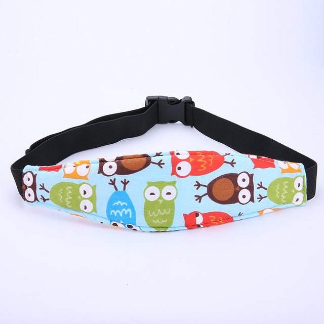 Adjustable Baby Head Support Fastening Pram Belt