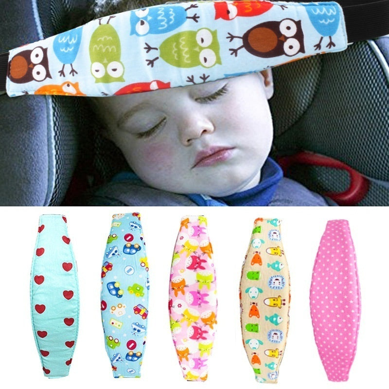 Adjustable Baby Head Support Fastening Pram Belt