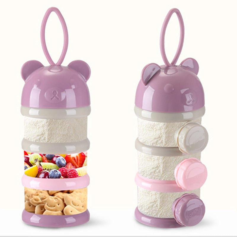 3 / 4 layers Bear Style Portable Baby Food Storage Container