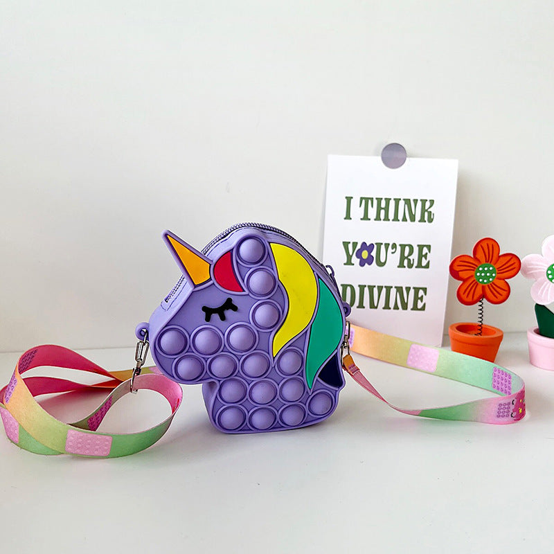 Unicorn Bubble  Rodent Silicone Bag