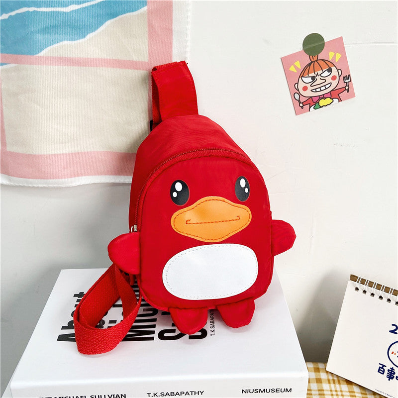 Cartoon Duck Kindergarten Baby Shoulder Bag