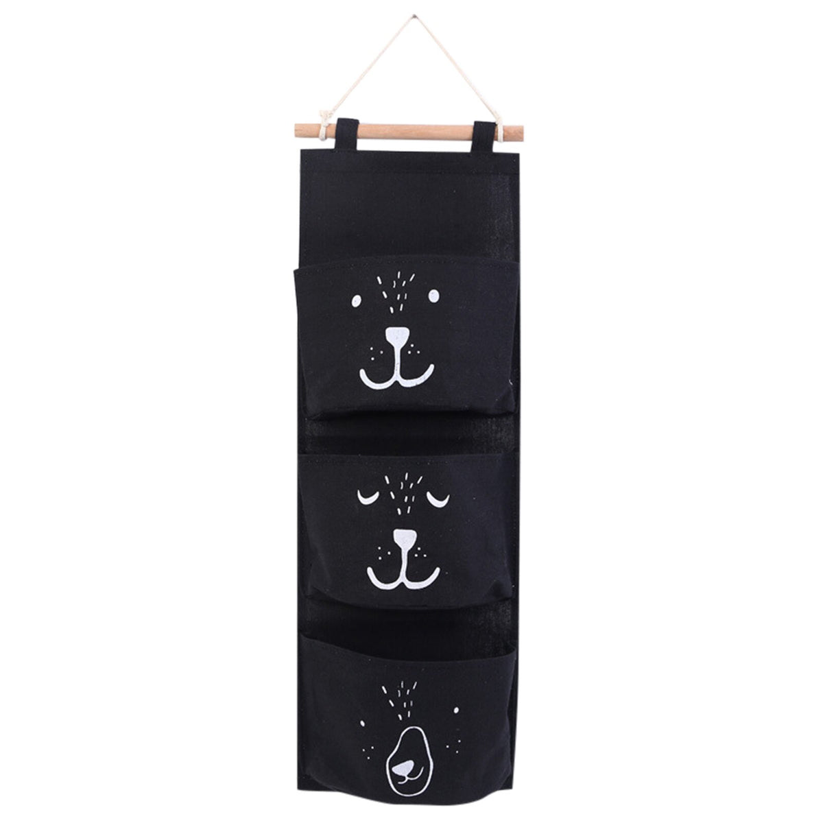 Handbag Wardrobe Organizer Wall Hanging Bag 3 Pocket