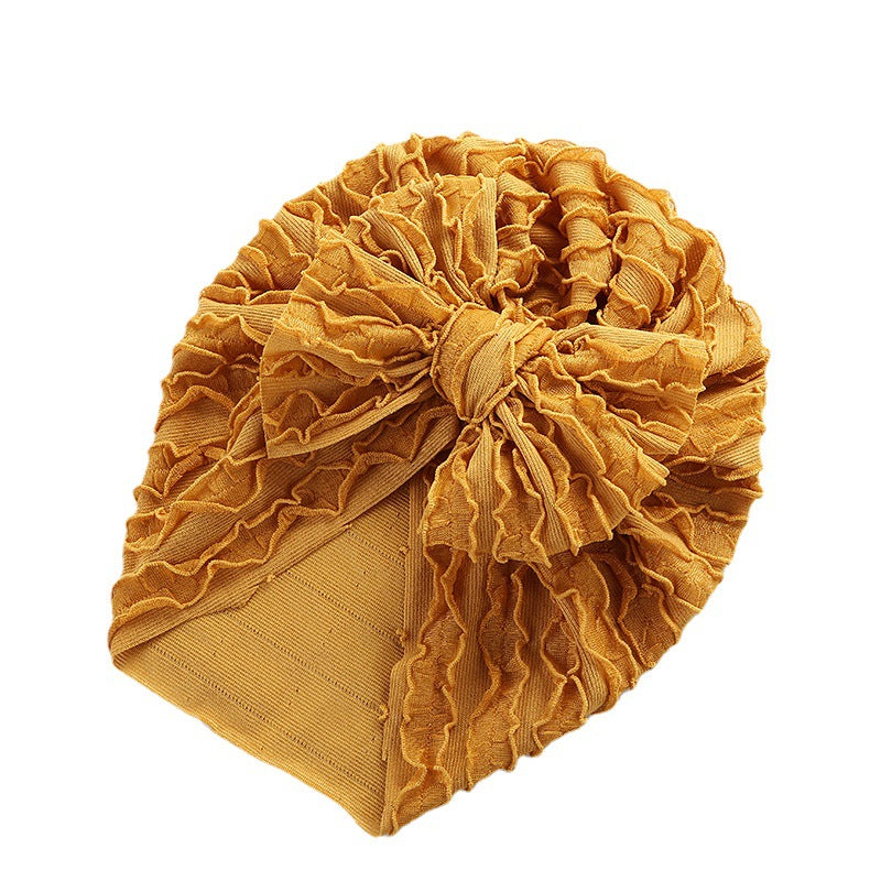 Louver  High Elastic Brimless Bow Head Cap