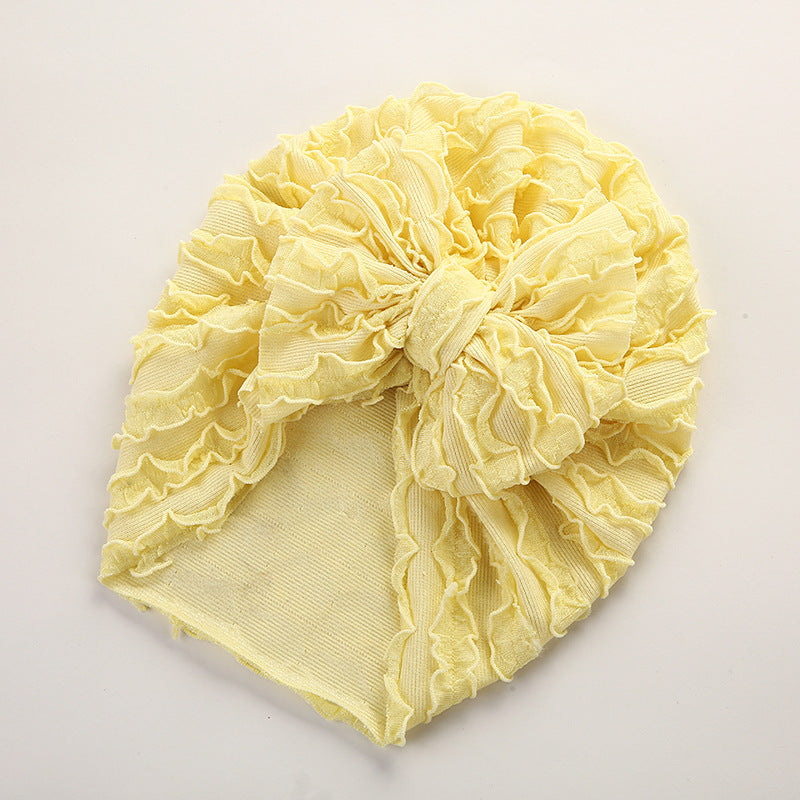 Louver  High Elastic Brimless Bow Head Cap