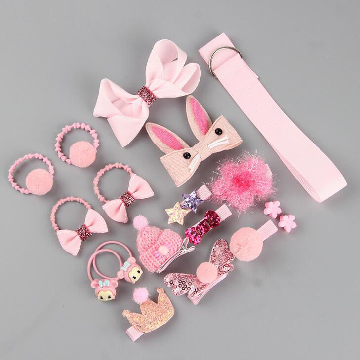 18 Pcs Children Cute Hair Accessories Set