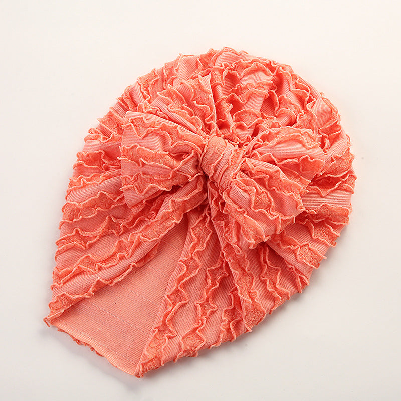 Louver  High Elastic Brimless Bow Head Cap