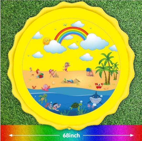 Summer Children's Baby Play Water Mat Beach Games