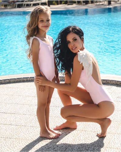 Family Mother Daughter Matching Swimsuit