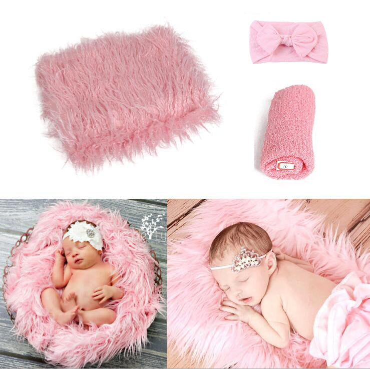 3pcs Baby Photography Props Headband Set