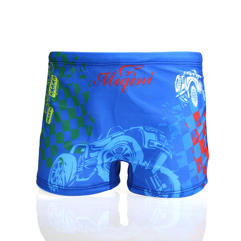 Baby Boy Swimming Trunks dinosaur fish Print Cartoon Bathing Suit