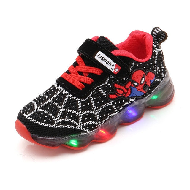 Lil Cutiez Spiderman Luminous Sneakers