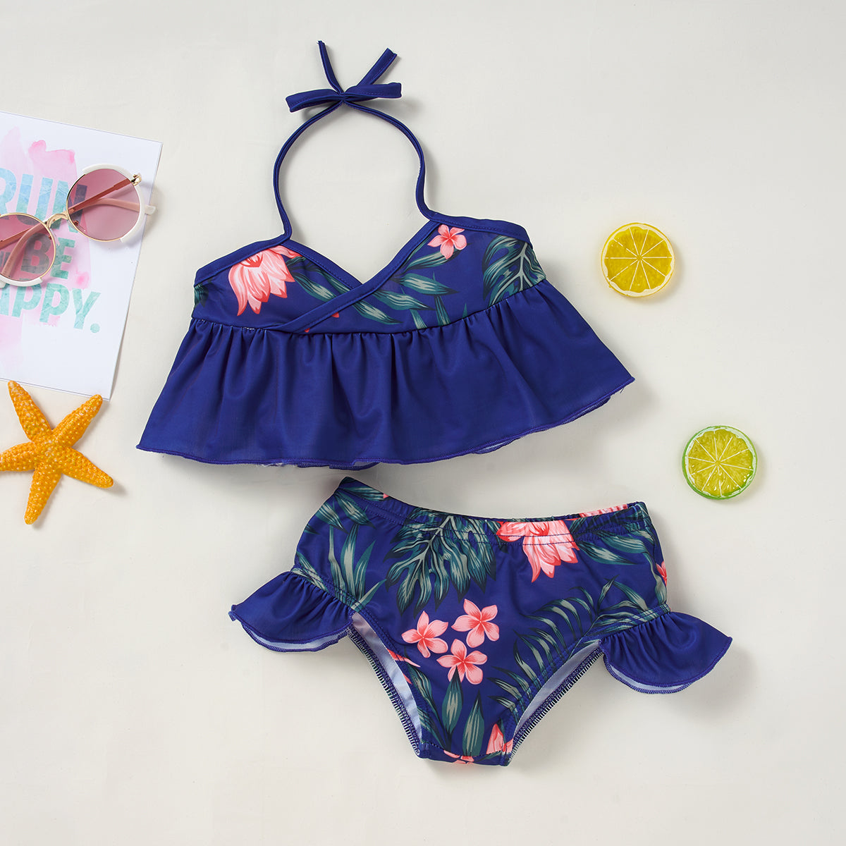 Children's strappy bathing suit