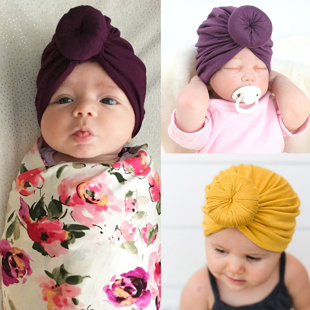 Soft Rabbit Bowknot Turban Hair