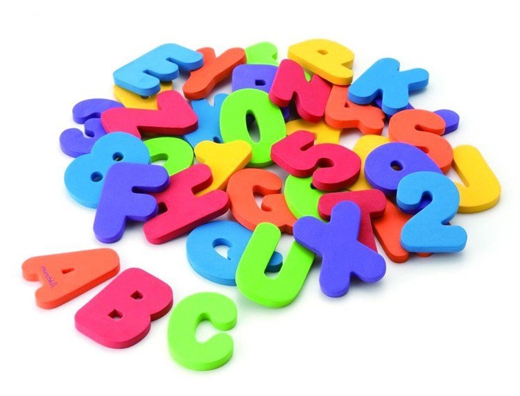Baby Foam Letter and Numbers  Water Stickers