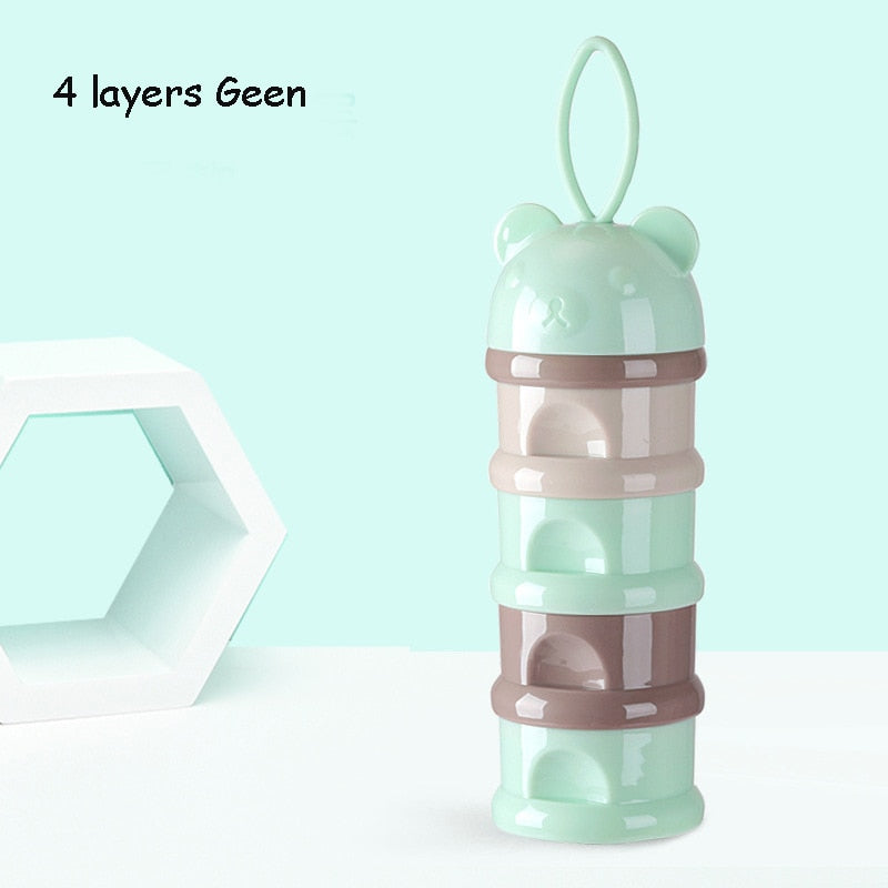 3 / 4 layers Bear Style Portable Baby Food Storage Container
